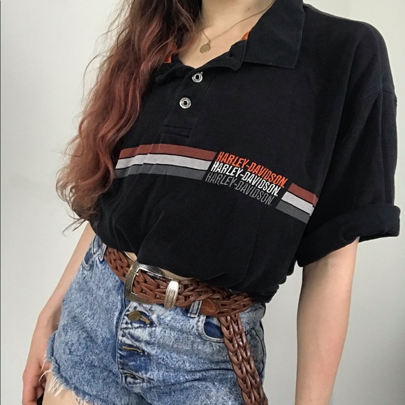 Harley-Davidson Tops - Harley-Davidson Motorcycles Oversized Dad Polo